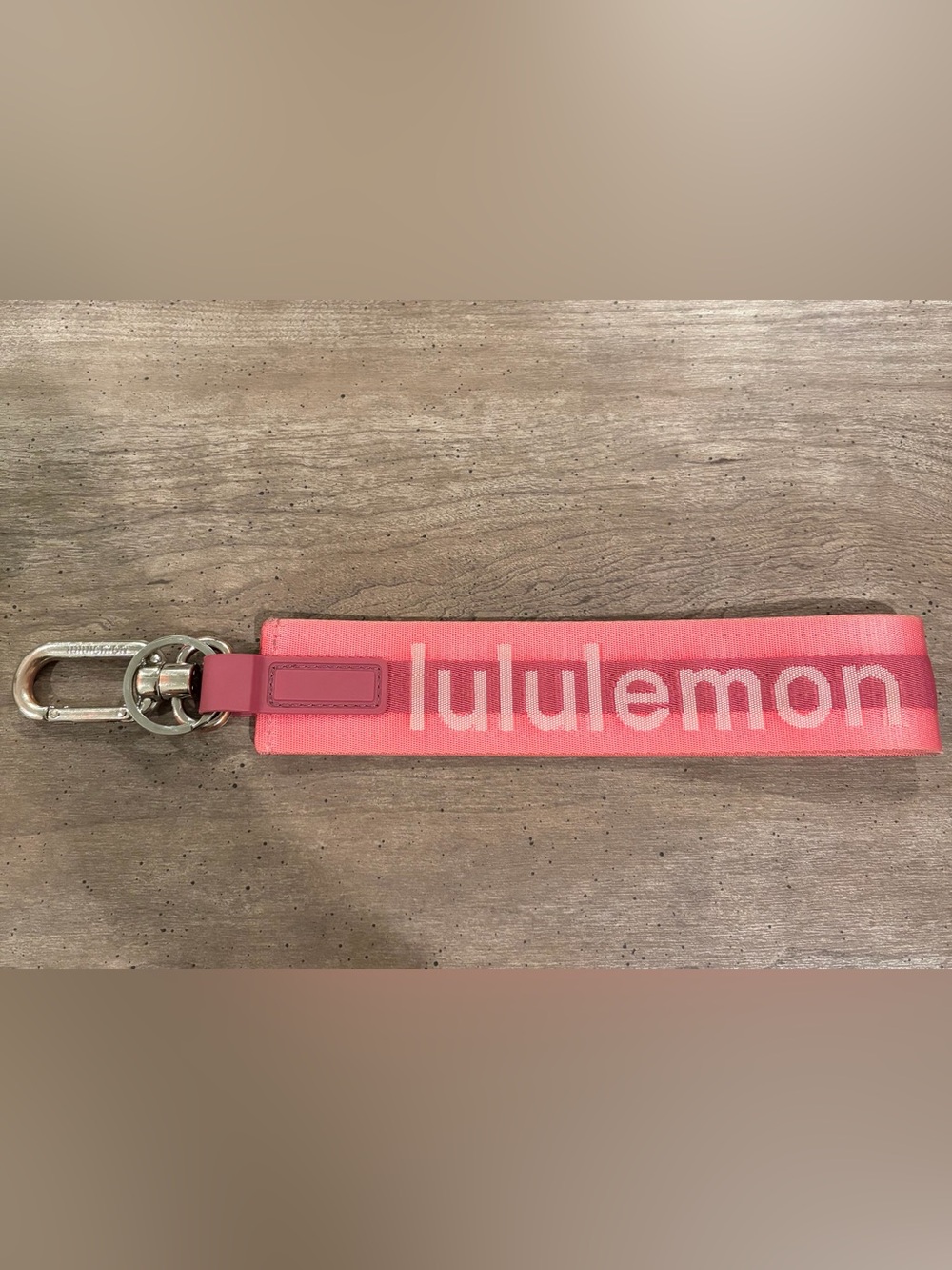 Lululemon Never Lost Keychain